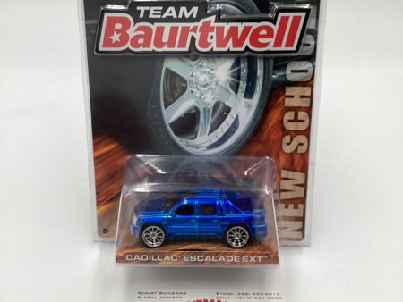 Hot Wheels Team Baurtwell New School Cadillac Escalade EXT Blue (SR) Online Sale