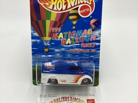 1999 Hot Wheels National Ballon Rally NC Dairy Delivery White Blue W Protector SR Discount