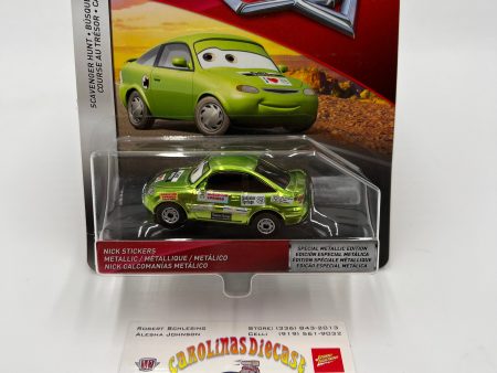 Disney Cars Scavenger Hunt Chase Nick Stickers Metallic Green Online Hot Sale