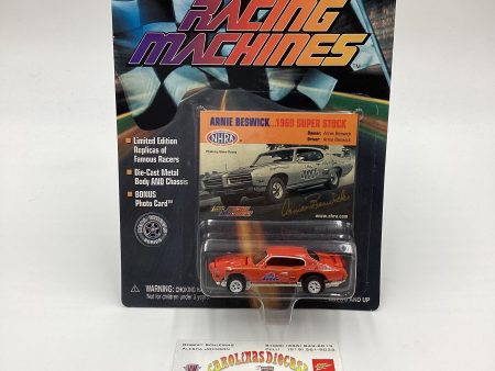 Johnny Lightning Racing Machines Arnie Beswick 1969 Super Stock Orange 222H Online Sale