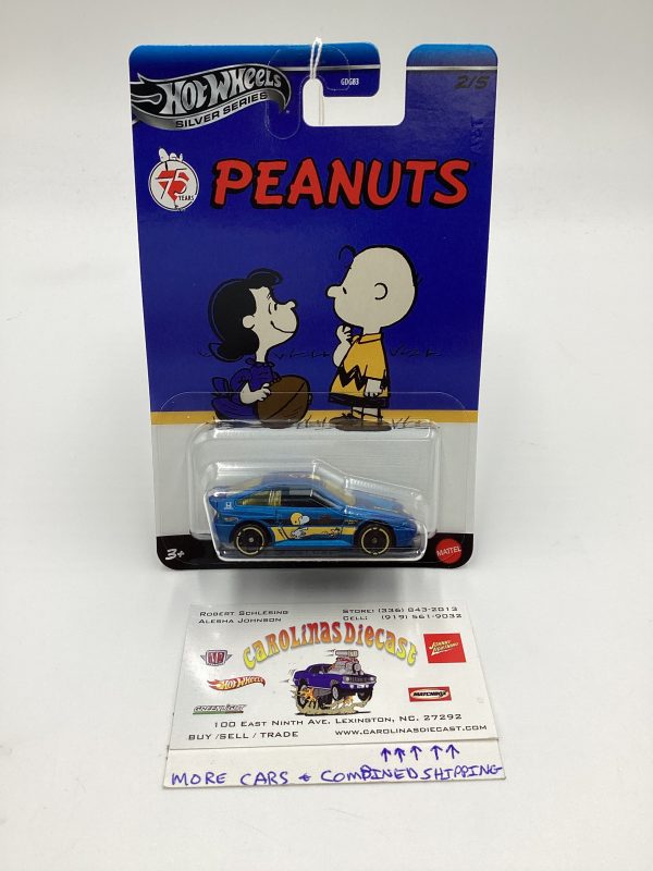 Hot Wheels Silver Series Peanuts 75 Years #2 1985 Honda CR-X Blue Lucy Charlie Brown 161A Online