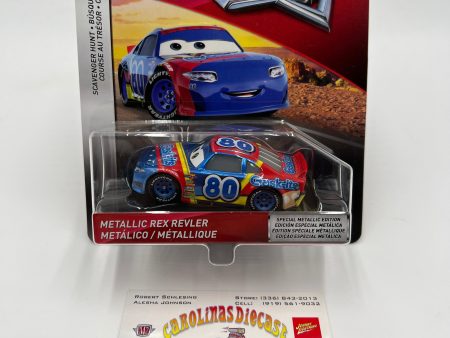 Disney Pixar Cars Scavenger Hunt Chase Metallic Rex Revler #80 140D For Cheap