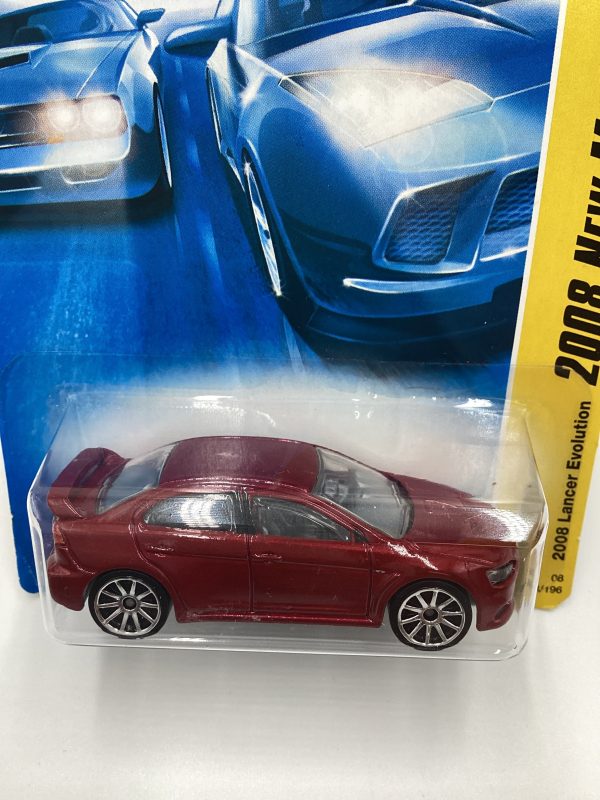 2008 Hot wheels #23 2008 Lancer Evolution Red 92D Online Sale