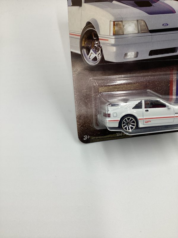 2024 Hot Wheels Silver Series 60 Years Mustang #1 84 Ford Mustang SVO White 151A Discount