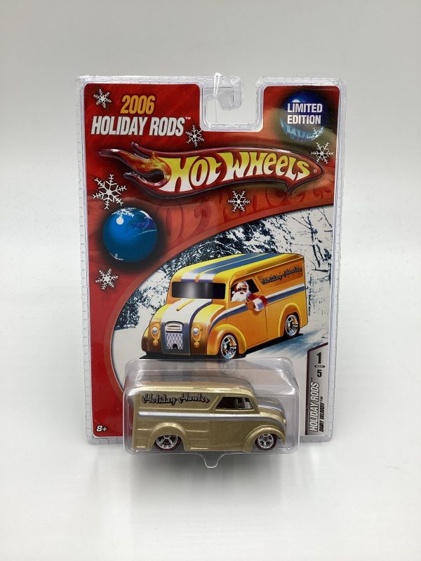 Hot Wheels 2006 Holiday Rods 1 5 Dairy Delivery Gold SR Fashion