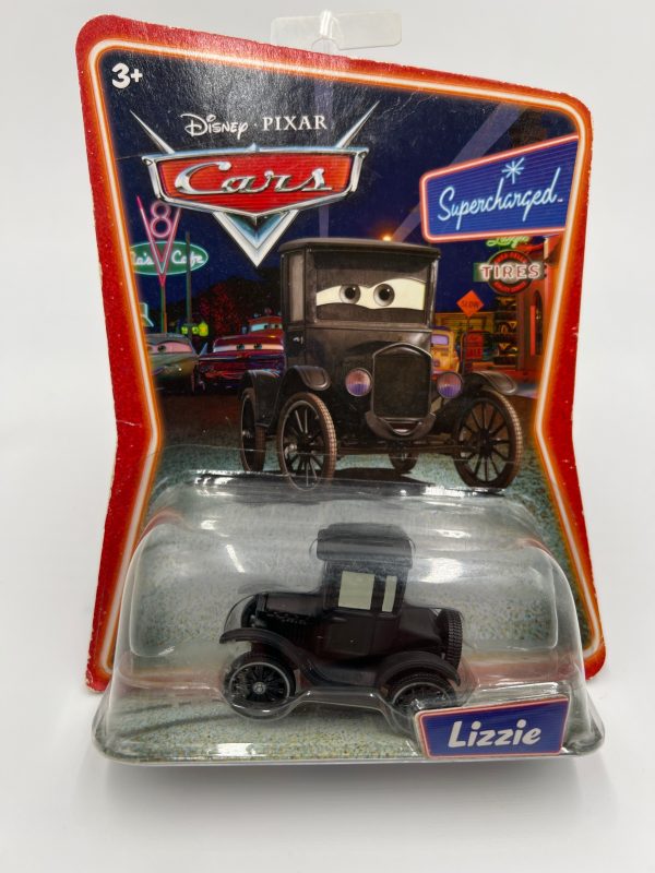 Disney Pixar Cars Supercharged Lizzie Black Online now