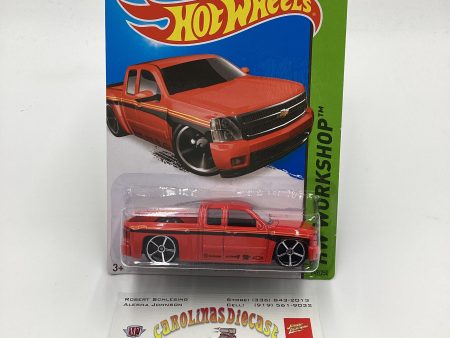 2015 Hot Wheels HW Workshop #249 Chevy Silverado Red 16A Discount