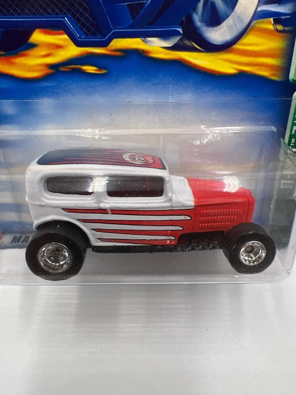 2003 Hot Wheels Real Rider T-Hunt #7 Midnight Otto White Red Loose Blister 274H Online now