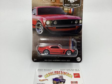 2024 Hot Wheels Silver Series 60 Years Mustang #2 84 Ford Mustang Boss 302 Red 151B Online Hot Sale