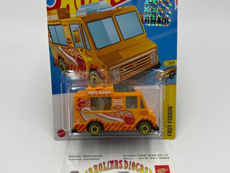 2022 Hot Wheels Treasure Hunt #37 Quick Bite Orange Factory Sealed 276C Supply