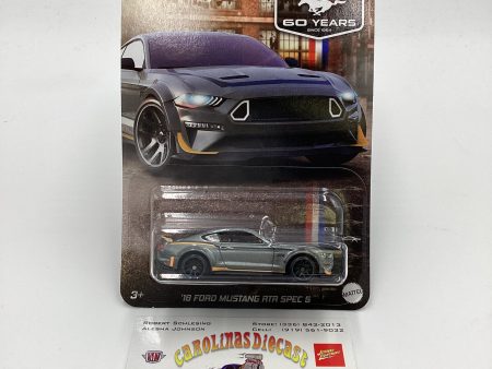 2024 Hot Wheels Silver Series 60 Years Mustang #4 18 Ford Mustang RTR Spec 5 Gray 151D Cheap