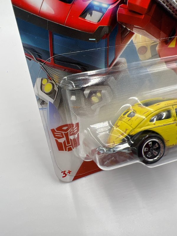 2024 Hot Wheels Transformers #1 Custom Volkswagen Beetle Yellow 159H For Sale