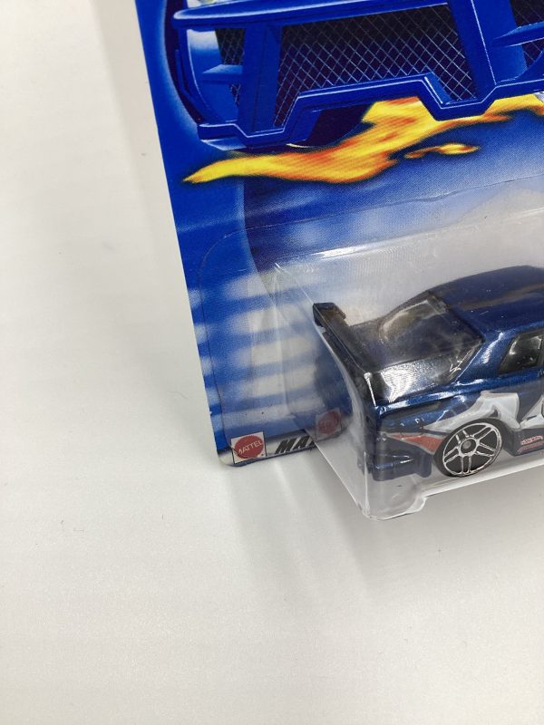 2002 Hot Wheels First Editions #019 Nissan Skyline Blue HTF PR5 Wheels W Protector SR Supply