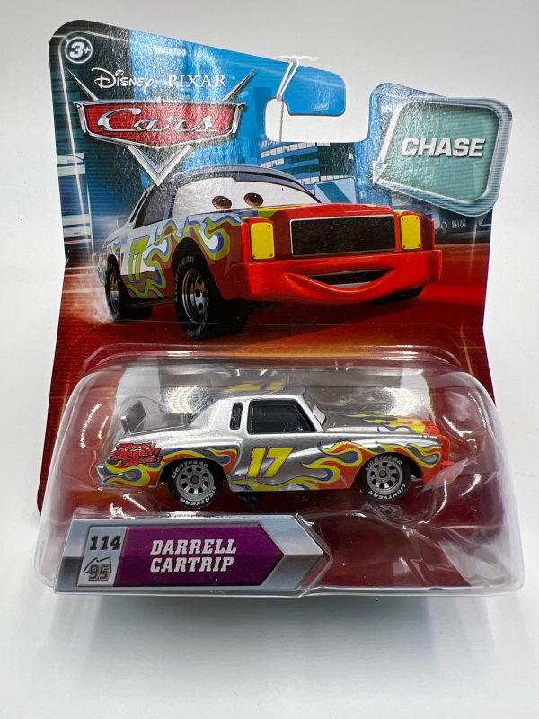 Disney Pixar Cars #114 Chase Darrell Cartrip Silver 142A Fashion