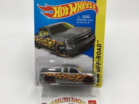 2014 Hot Wheels Off-Road #132 Zamac Chevy Silverado W Protector *See Description* For Discount