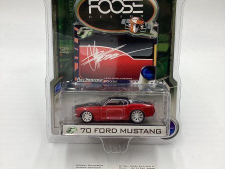 Foose Design Full Throttle #3 70 Ford Mustang Paint Edition Red Black 214C Fashion