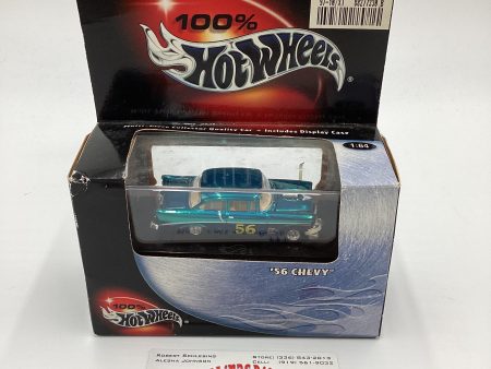 Hot Wheels Black Box 100% 56 Chevy Blue Supply