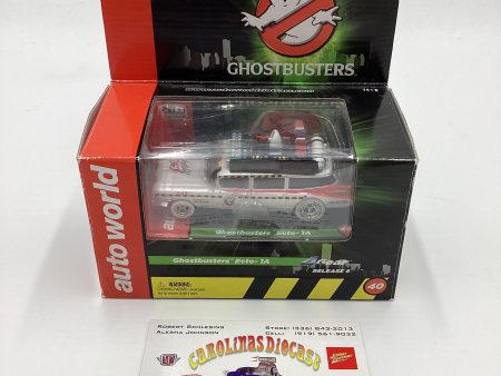 Auto World Ghostbusters Release 8 #40 Ghostbusters Ecto-1A White VHTF White Lightning Chase Fashion