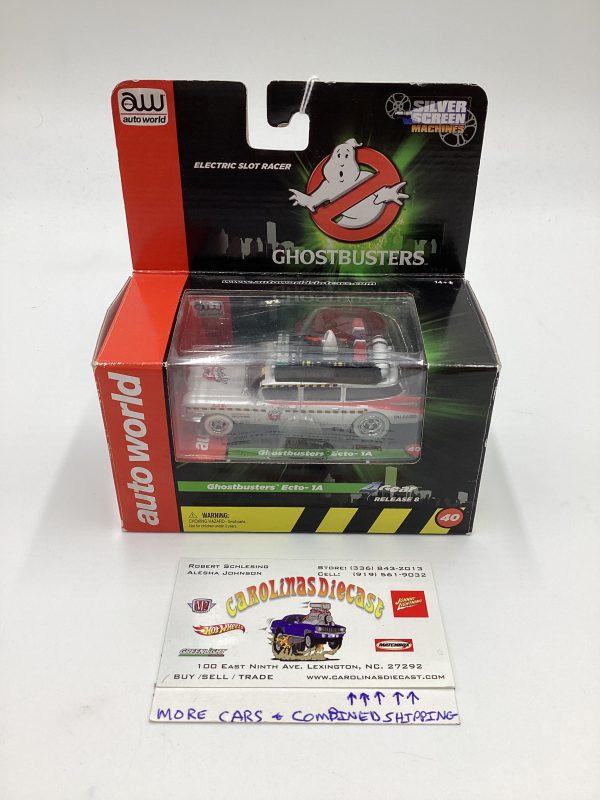 Auto World Ghostbusters Release 8 #40 Ghostbusters Ecto-1A White VHTF White Lightning Chase Fashion