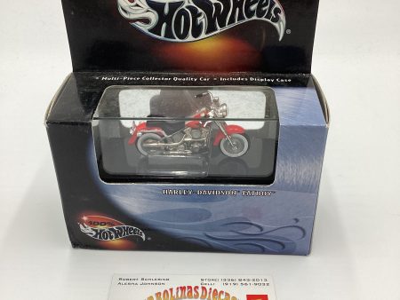 Hot Wheels Black Box 100% Harley-Davidson Fatboy Red #2 Online