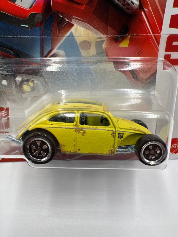 2024 Hot Wheels Transformers #1 Custom Volkswagen Beetle Yellow 159H For Sale