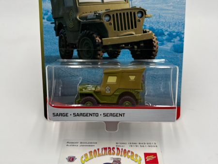 Disney Pixar Cars Radiator Springs Sarge Green 139D on Sale