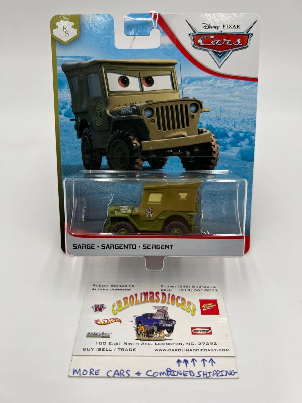 Disney Pixar Cars Radiator Springs Sarge Green 139D on Sale