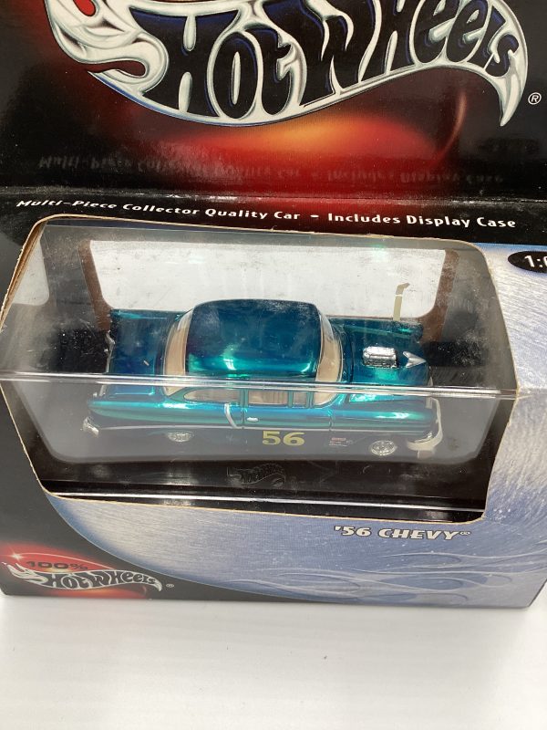 Hot Wheels Black Box 100% 56 Chevy Blue Supply