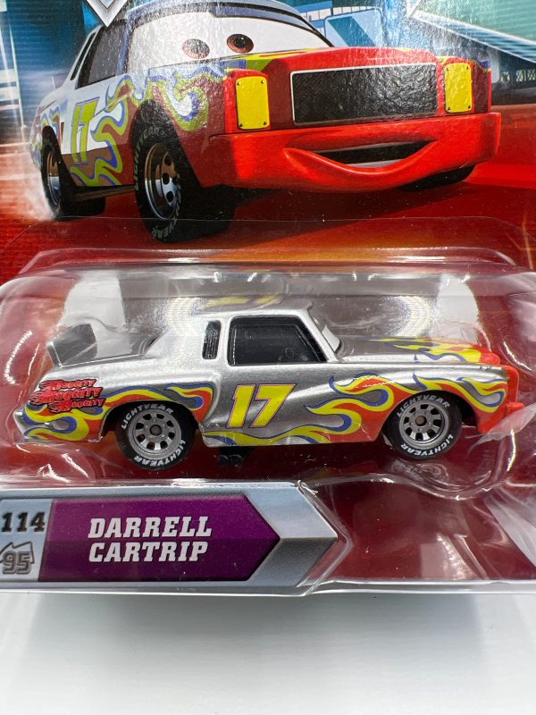 Disney Pixar Cars #114 Chase Darrell Cartrip Silver 142A Fashion