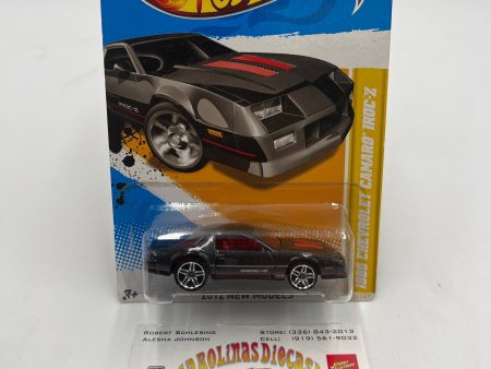 2012 Hot Wheels New Models #22 1985 Chevrolet Camaro IROC-Z Black 6C Online Hot Sale