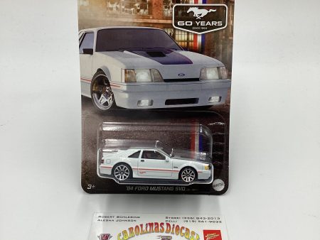 2024 Hot Wheels Silver Series 60 Years Mustang #1 84 Ford Mustang SVO White 151A Discount