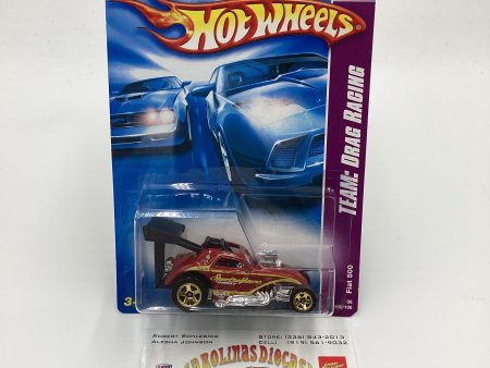 2009 Hot Wheels Team: Drag Racing #160 Fiat 500 Red For Sale