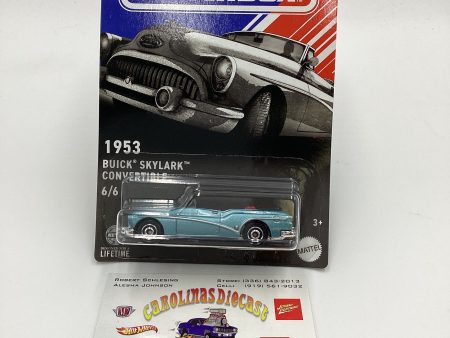 2024 Matchbox American Convertibles #6 1953 Buick Skylark Convertible Light Blue 162F Supply