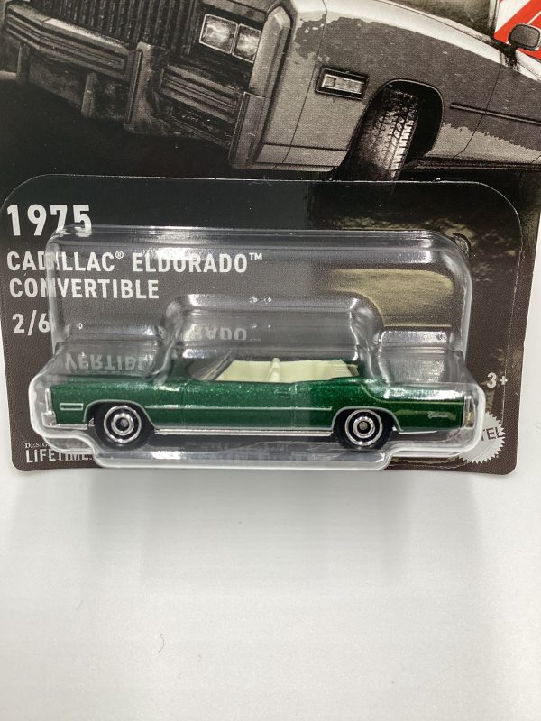 2024 Matchbox American Convertibles #2 1975 Cadillac Eldorado Convertible Green 162D Online Sale