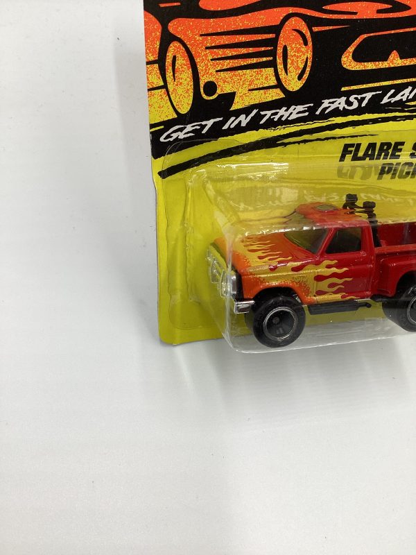 Matchbox Get In The Fast Lane #55 Flare Side Pickup Red 206B For Discount