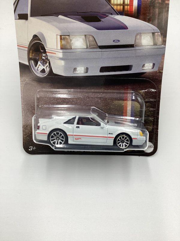 2024 Hot Wheels Silver Series 60 Years Mustang #1 84 Ford Mustang SVO White 151A Discount