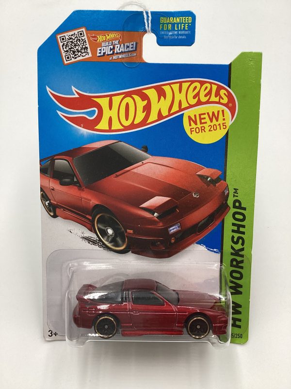 2015 Hot Wheels #205 96 Nissan 180SX Type X Red 80A Sale