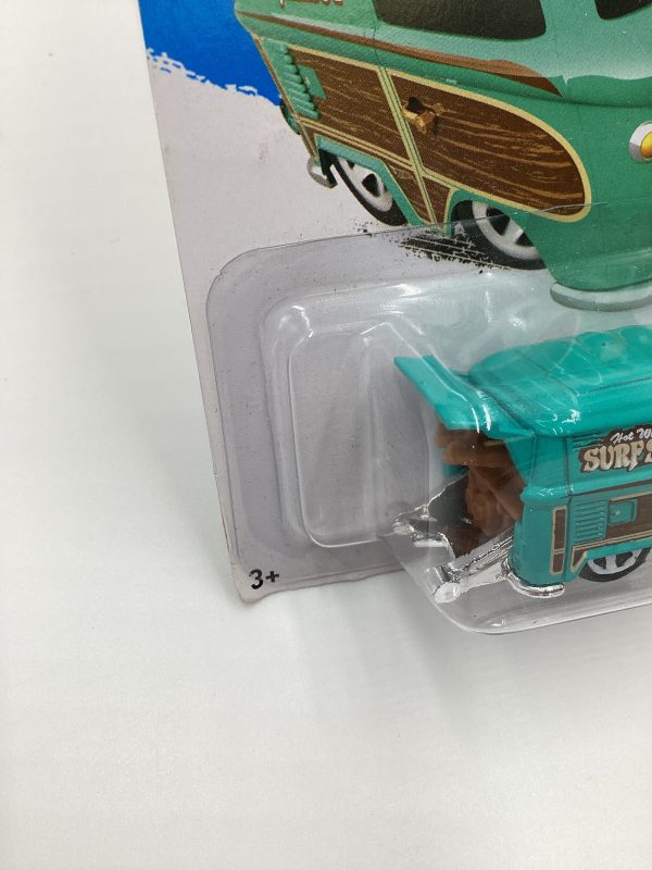 2015 Hot Wheels #73 Volkswagen Kool Kombi Surf Shop Turquoise Hot on Sale