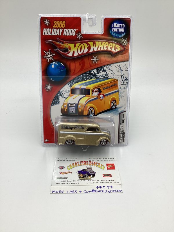 Hot Wheels 2006 Holiday Rods 1 5 Dairy Delivery Gold SR Fashion