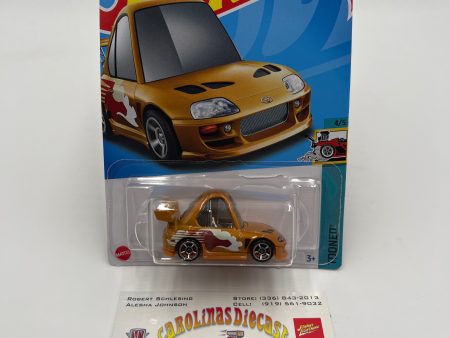 2024 Hot Wheels Q Case #224 Fast & Furious Tooned 94 Toyota Supra Gold 93B Cheap