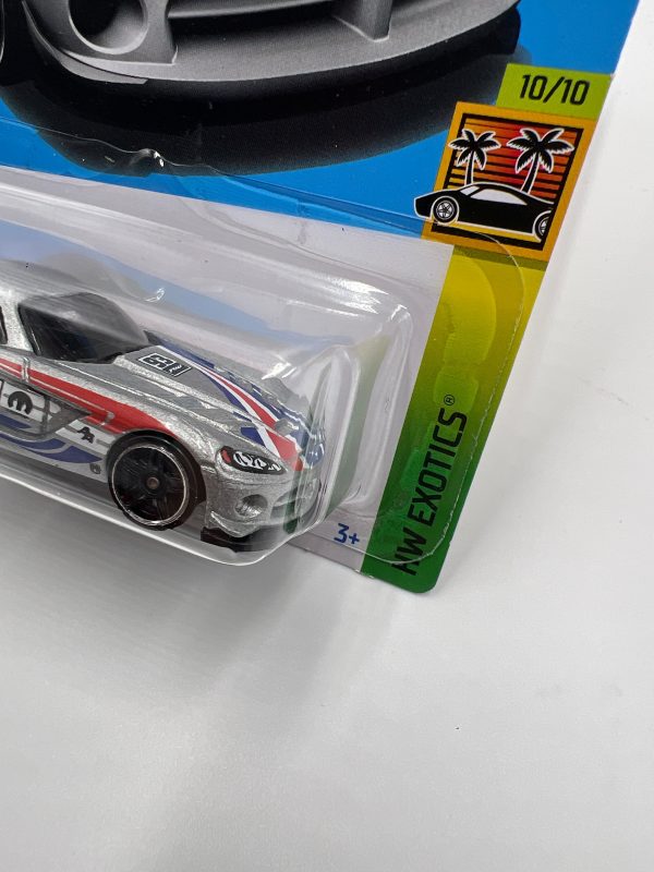 2024 Hot Wheels Q Case #241 Dodge Viper SRT10 ACR Silver For Discount