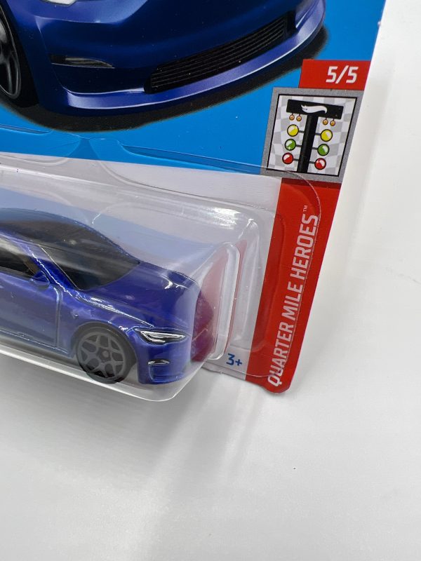 2024 Hot Wheels Q Case #238 Tesla Model S Plaid Blue 48C Online