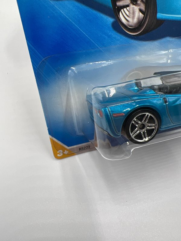 2009 Hot Wheels New Models #3 Corvette C6 Blue 13A For Cheap