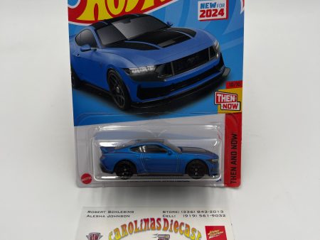 2024 Hot Wheels Q Case #250 Ford Mustang Dark Horse Satin Blue 22B For Cheap