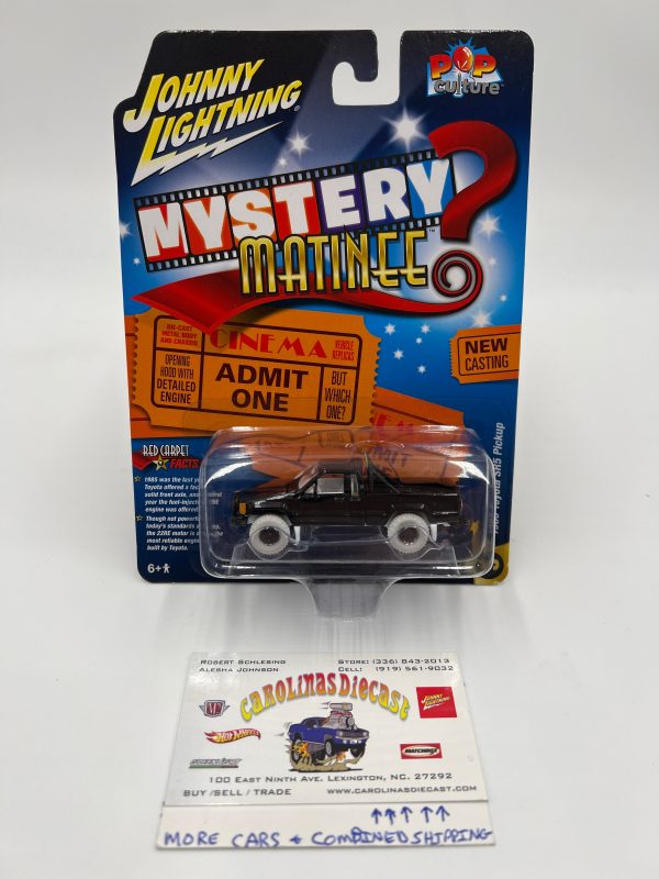 2024 Johnny Lightning Pop Culture Mystery Manitee 1985 Toyota SR5 Pickup White Lightning CHASE W Protector Online Sale