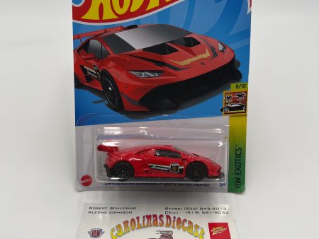 2024 Hot Wheels Q Case #239 Lamborghini Huracan LP 620-2 Super Trofeo Red 101G Hot on Sale