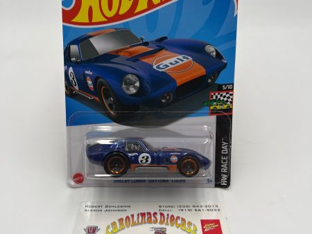 2024 Hot Wheels Q Case #122 Shelby Cobra Daytona Coupe Gulf Dark Blue 29D For Sale