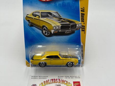 2009 Hot Wheels New Models #7 70 Buick GSX Yellow 46H on Sale