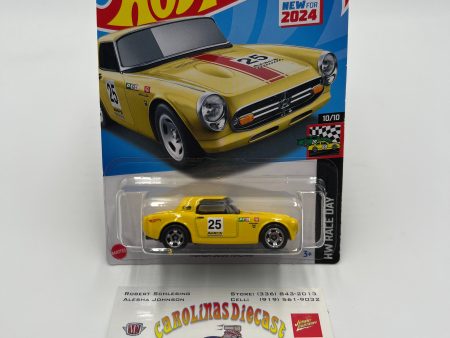 2024 Hot Wheels Q Case #209 Honda S800 Racing Yellow 77H Discount