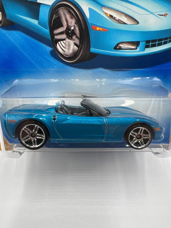 2009 Hot Wheels New Models #3 Corvette C6 Blue 13A For Cheap